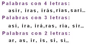 Instrucciones del chiflasYLetras 3